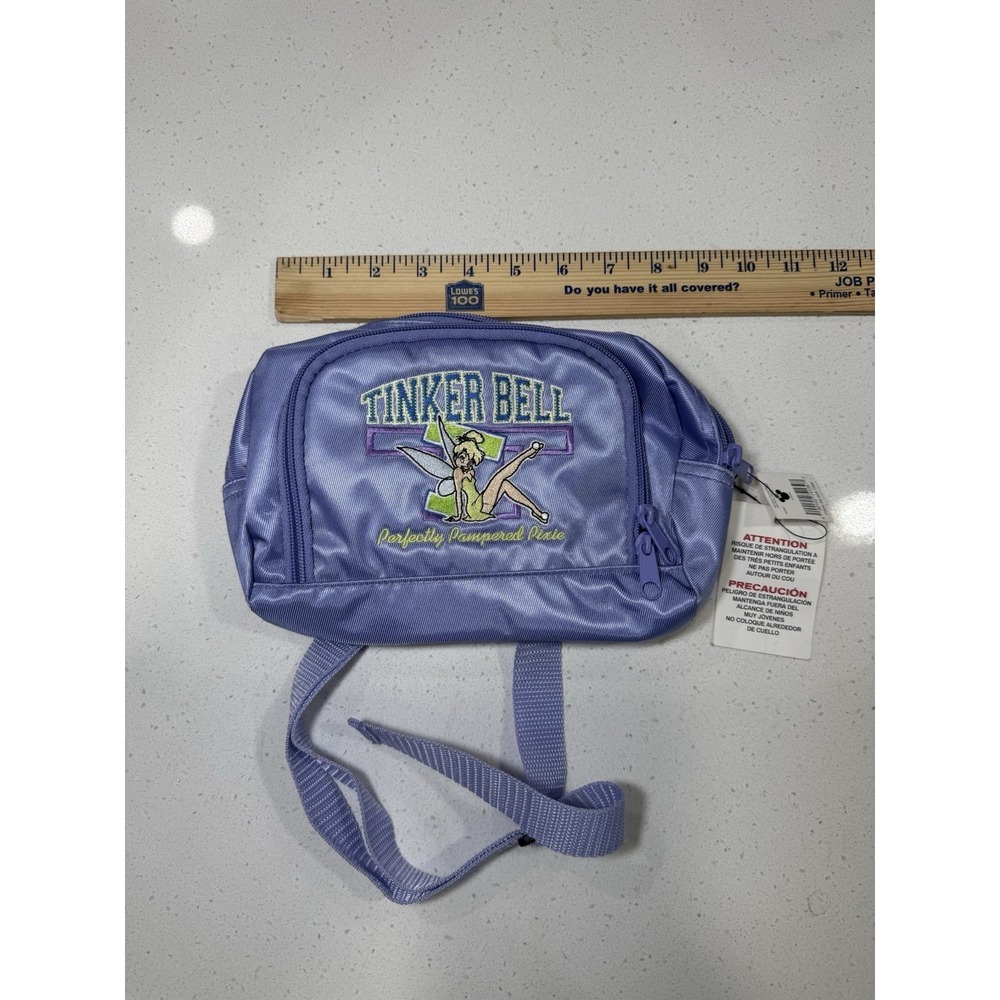 Disney World Tinker Bell Fanny Pack Purple Pampered Pixie Waist NWT